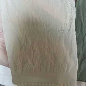 Free people tank tops details show better on green